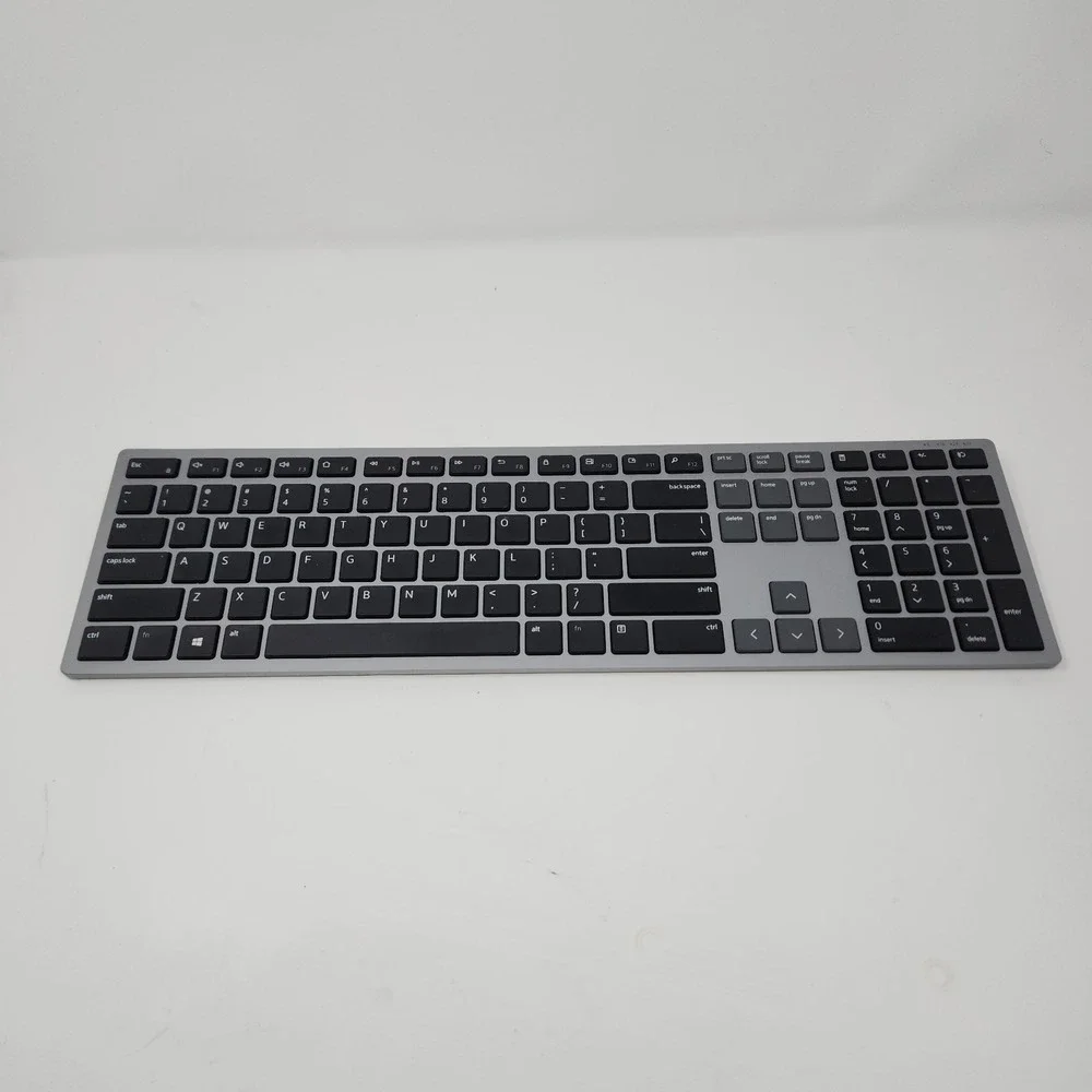 Dell KB7221WT Wireless Bluetooth Wireless Keyboard Mouse Gray Combo No Dongle